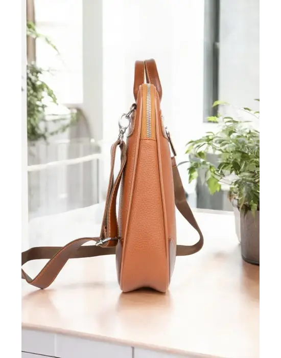 Omuz Askılı 14-15.6 inç Ofis Taba Laptop Evrak Çantası