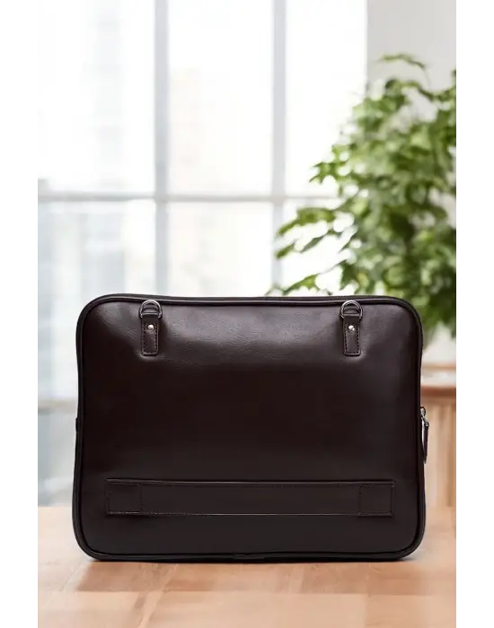 Macbook Air Pro 13.3 & 14 İnç Kahverengi Laptop Kılıfı El Çantası