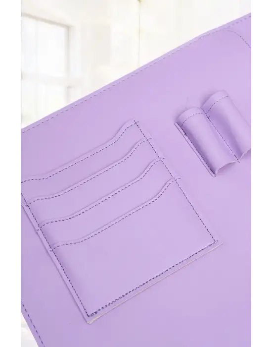 Lüx Macbook Air Pro 13-14 İnç Ofis Organizer Lila Evrak & Laptop & Tablet Çantası