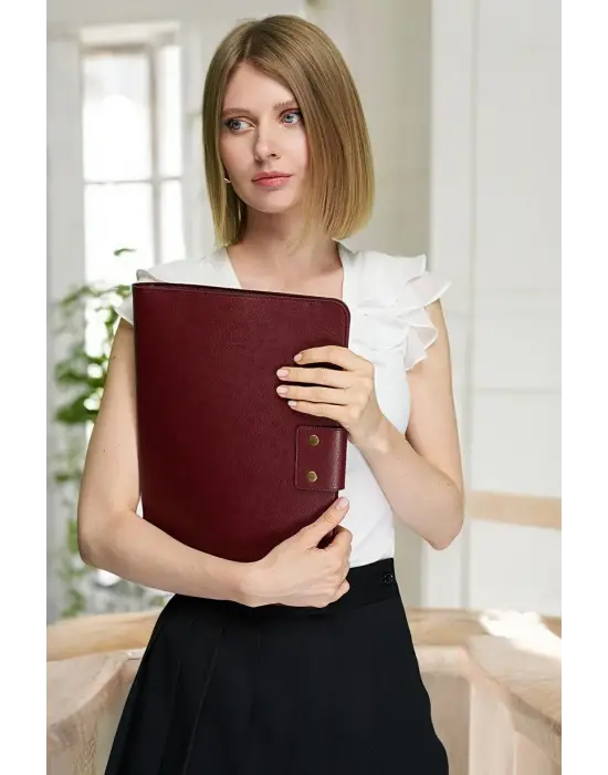 Lüx Macbook Air Pro 13-14 İnç Ofis Organizer Costa Bordo Evrak & Laptop & Tablet Çantası