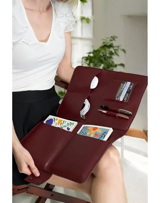 Lüx Macbook Air Pro 13-14 İnç Ofis Organizer Costa Bordo Evrak & Laptop & Tablet Çantası