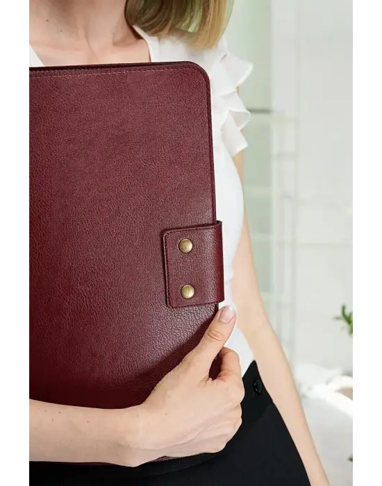 Lüx Macbook Air Pro 13-14 İnç Ofis Organizer Costa Bordo Evrak & Laptop & Tablet Çantası