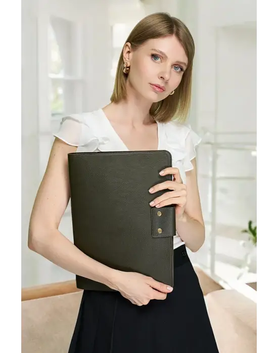 Lüx Macbook Air Pro 13-14 İnç Ofis Organizer Evrak & Laptop & Tablet Çantası