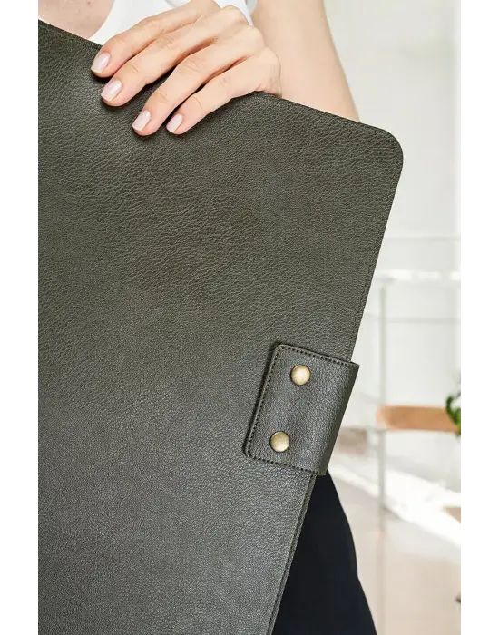 Lüx Macbook Air Pro 13-14 İnç Ofis Organizer Evrak & Laptop & Tablet Çantası