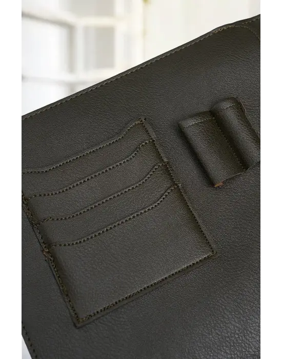 Lüx Macbook Air Pro 13-14 İnç Ofis Organizer Evrak & Laptop & Tablet Çantası