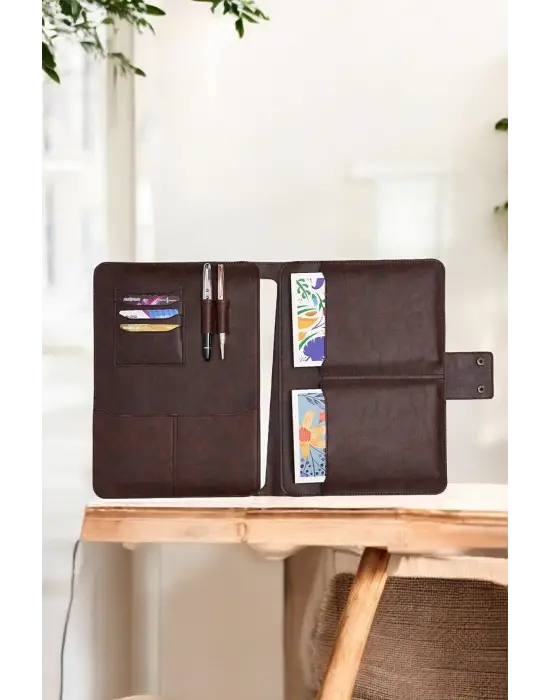 Lüx Macbook Air Pro 13-14 İnç Ofis Organizer Evrak & Laptop & Tablet Çantası