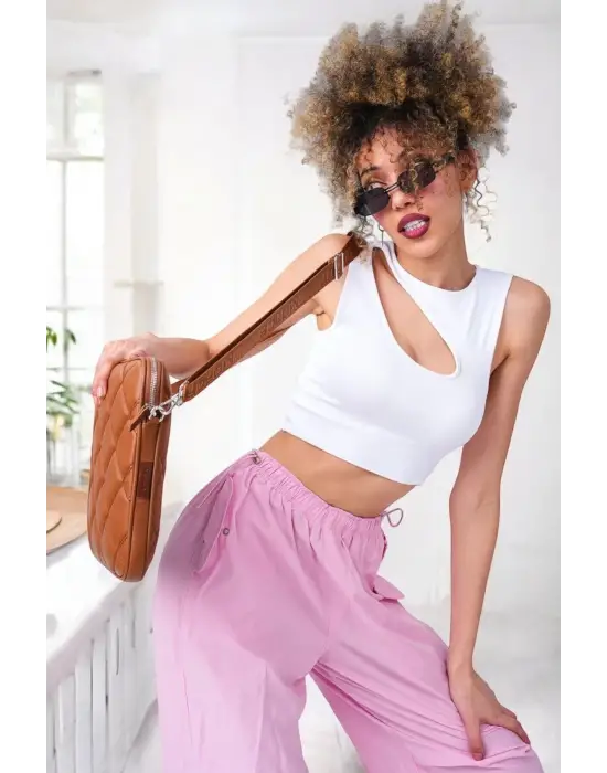 Kapitone Macbook Air Pro 13.3 & 14 İnç Taba Laptop Tablet Kılıfı