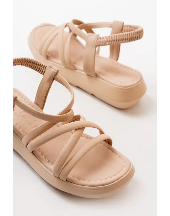 Nut Lastikli Kadın Sandalet