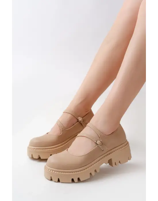 Nut Günlük Yüksek Tabanlı Loafer Ayakkabı