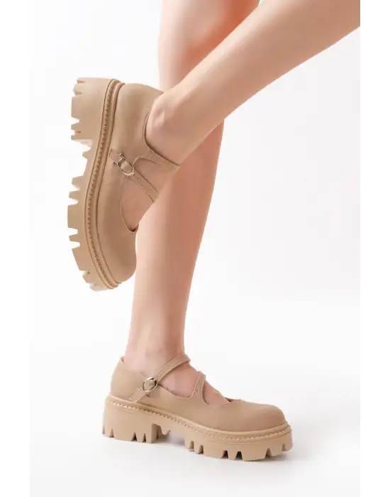 Nut Günlük Yüksek Tabanlı Loafer Ayakkabı