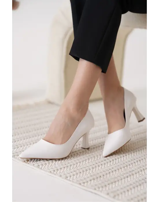 Alexandra Kadın Beyaz Stiletto
