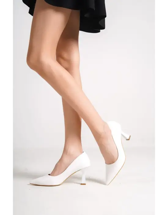 Alexandra Kadın Beyaz Stiletto
