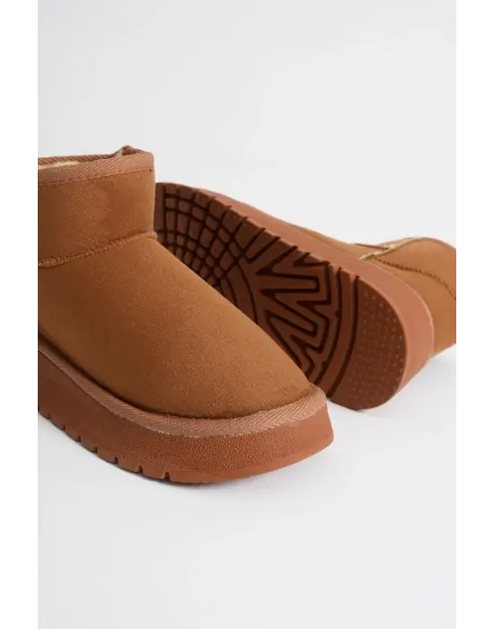 Alina Kadın Taba Kışlık Kürklü Bot