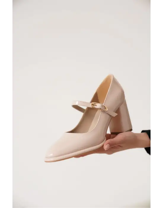 Alis Bej Kadın Topuklu Ayakkabı