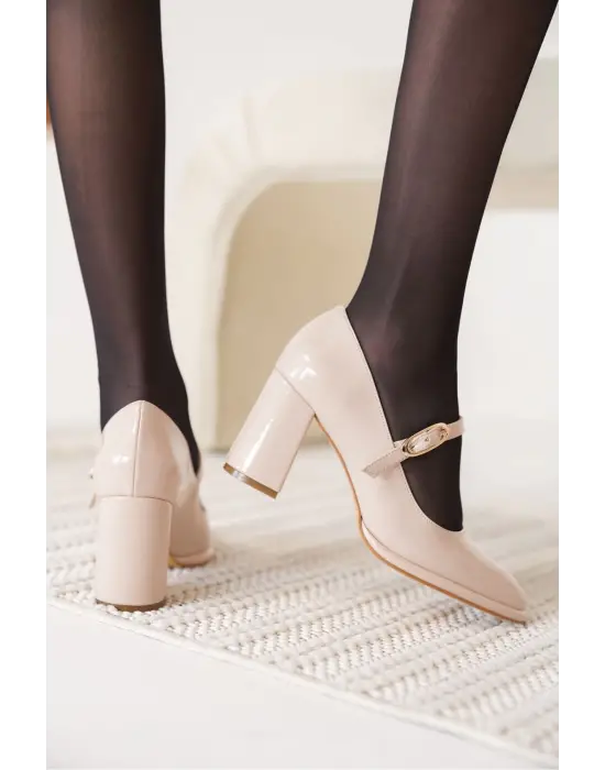 Alis Bej Kadın Topuklu Ayakkabı