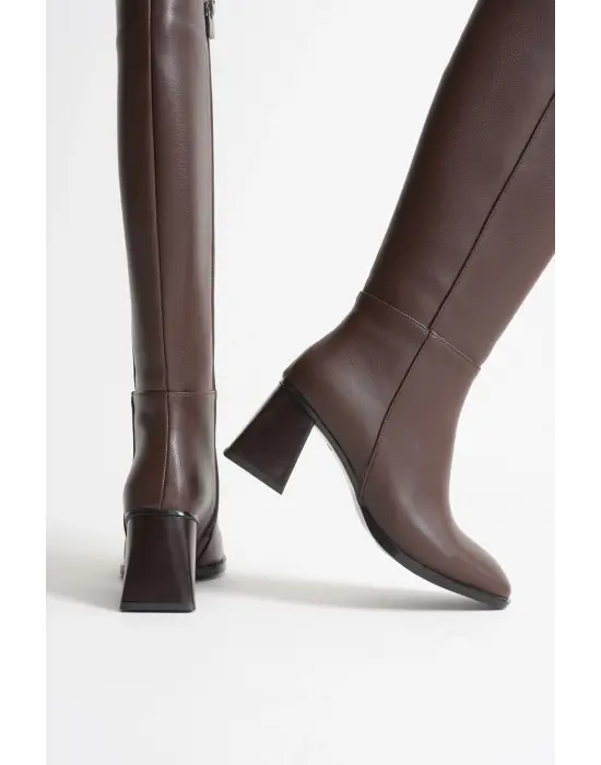 Arden Kadın Acı Kahve Kışlık Çizme