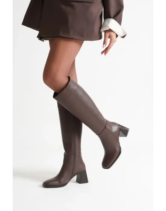 Arden Kadın Acı Kahve Kışlık Çizme