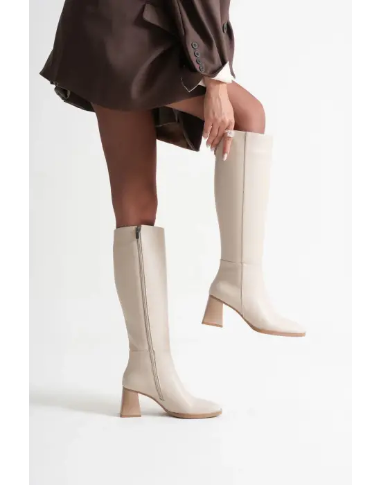 Arden Kadın Bej Kışlık Çizme