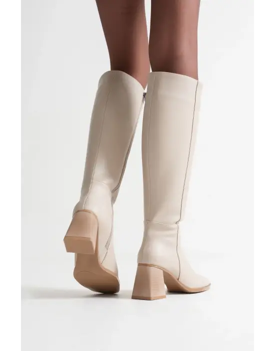 Arden Kadın Bej Kışlık Çizme