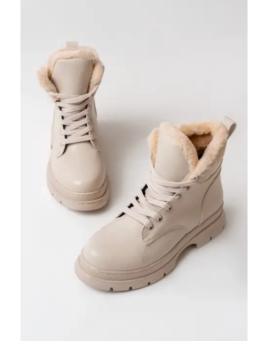 Bej Bağcıklı Günlük Kadın Bot