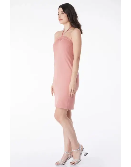 Bağcık Detaylı Abiye Elbise