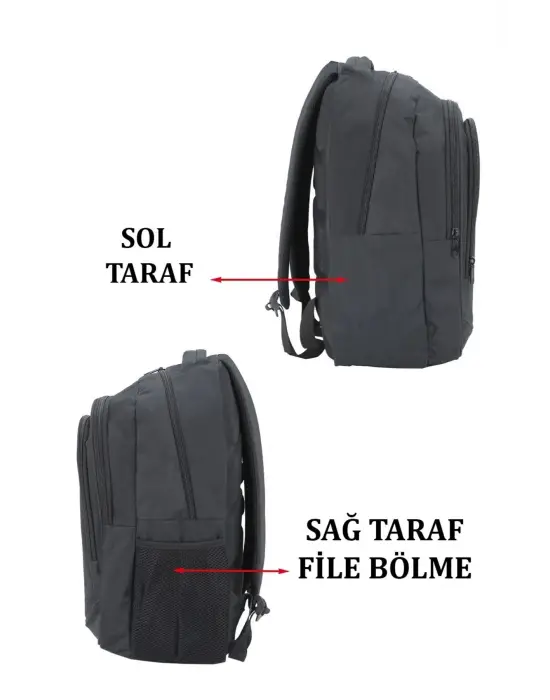 Basic Siyah Okul Sırt Çantası