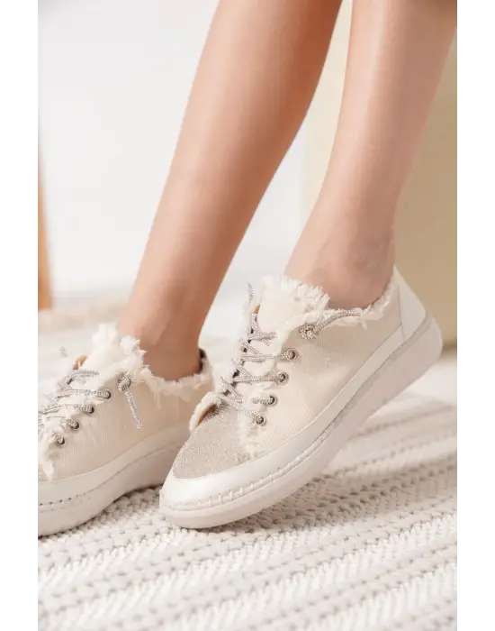 Bej Kadın Günlük Ayakkabı TR19MS01B