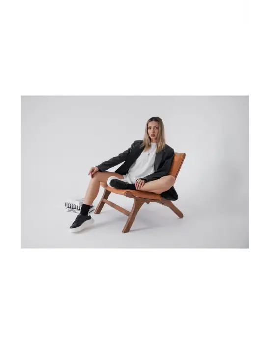 Bella Siyah Beyaz Kadın Spor Ayakkabı