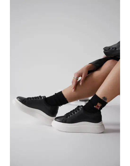 Bella Siyah Kadın Spor Ayakkabı