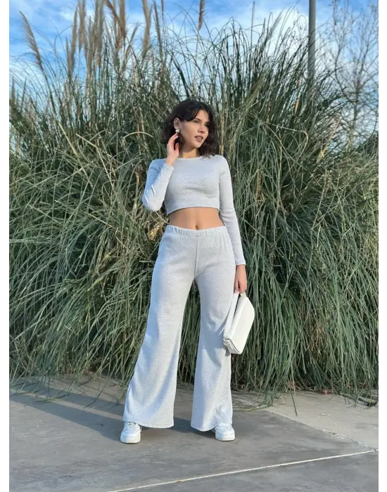 Bol Paça Altüst Takım Gri W1197