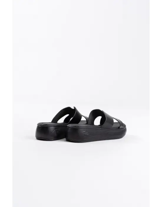 Borlina Siyah Hakiki Deri Terlik