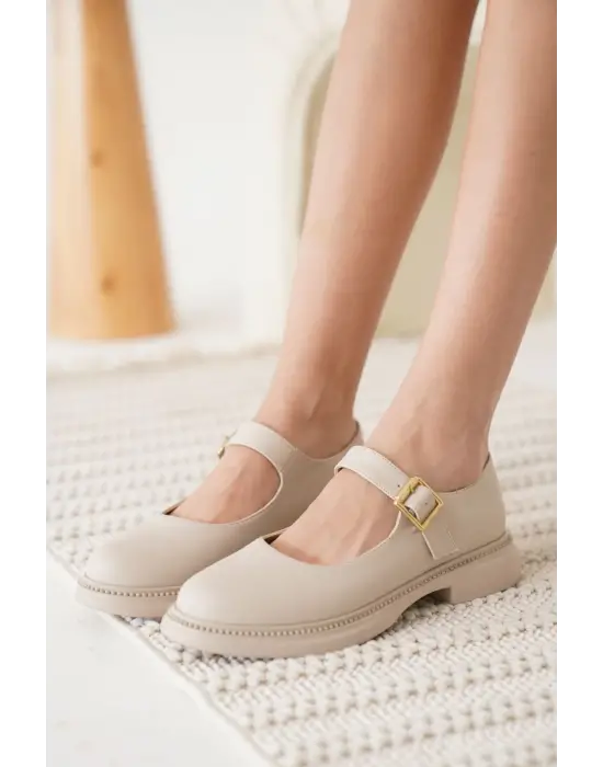 Briana Bej Gunluk Mary Jane Ayakkabı