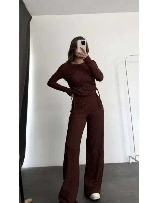 Bubble Alt Üst Takım Kahve Pt510446