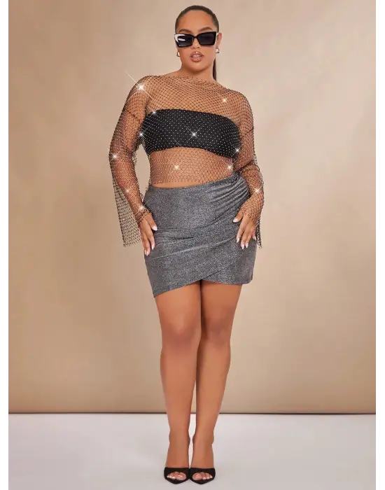 Büyük Beden Kollu Bluz