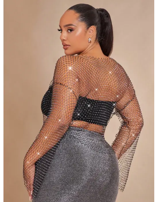 Büyük Beden Kollu Bluz