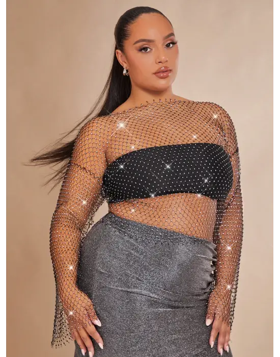 Büyük Beden Kollu Bluz