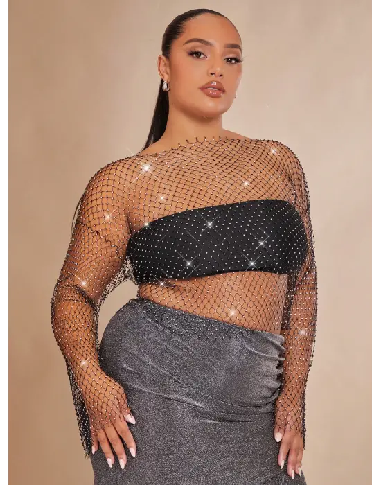 Büyük Beden Kollu Bluz