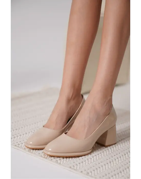 Candie Nude Rugan Kadın Stiletto