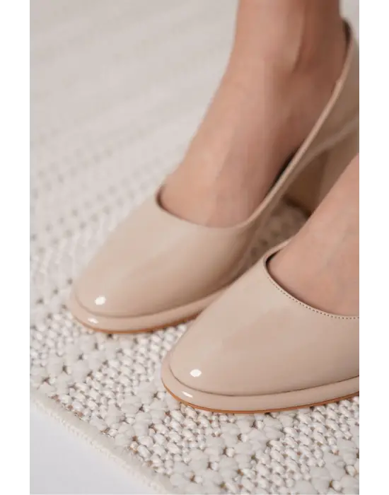Candie Nude Rugan Kadın Stiletto