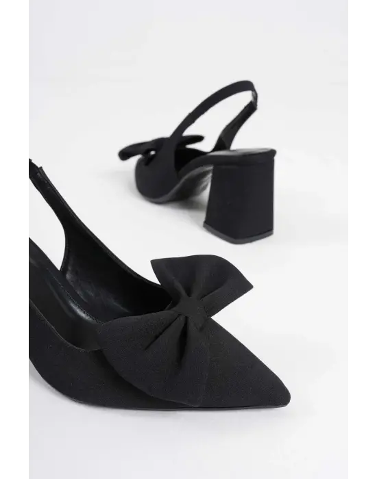 Candy Siyah Kadın Topuklu Ayakkabı