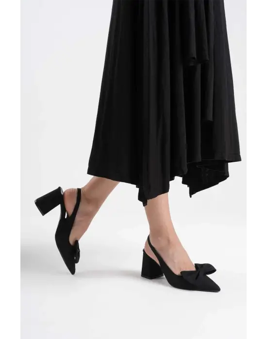 Candy Siyah Kadın Topuklu Ayakkabı