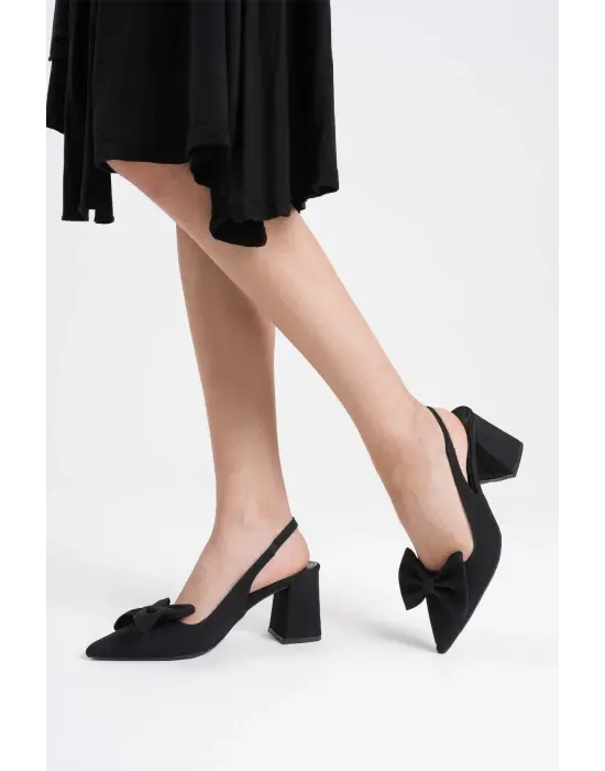 Candy Siyah Kadın Topuklu Ayakkabı