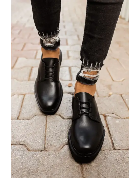 TB001 FST Classic Lace Erkek Ayakkabı SIYAH