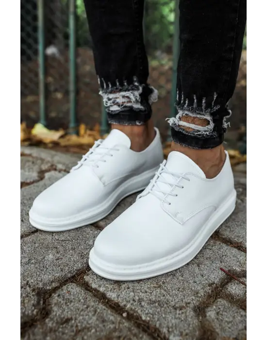 TB003 CBT Pelle Classica Erkek Ayakkabı BEYAZ