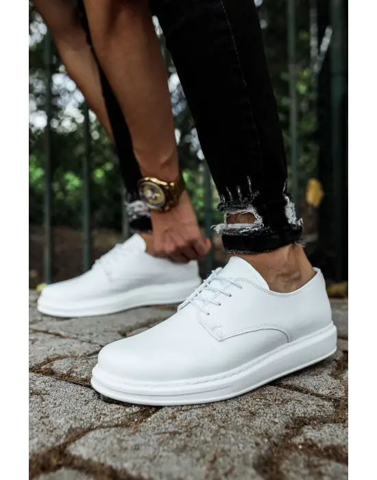 TB003 CBT Pelle Classica Erkek Ayakkabı BEYAZ