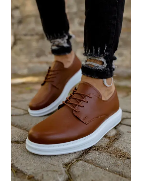 TB003 CBT Pelle Classica Erkek Ayakkabı TABA