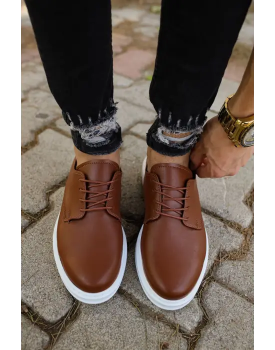 TB003 CBT Pelle Classica Erkek Ayakkabı TABA