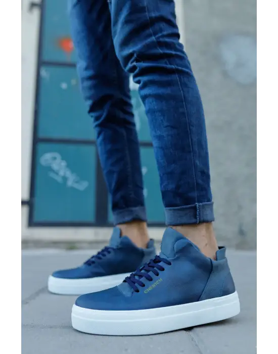 TB004 CBT Hıde Erkek Ayakkabı LACIVERT