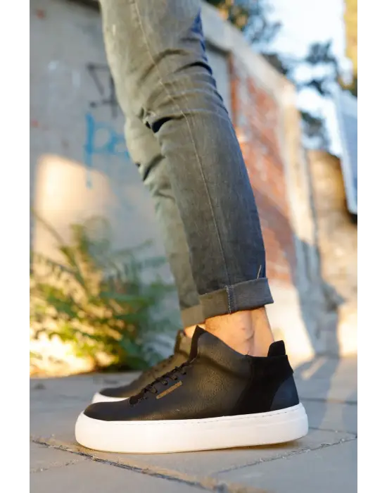 TB004 CBT Hıde Erkek Ayakkabı SIYAH