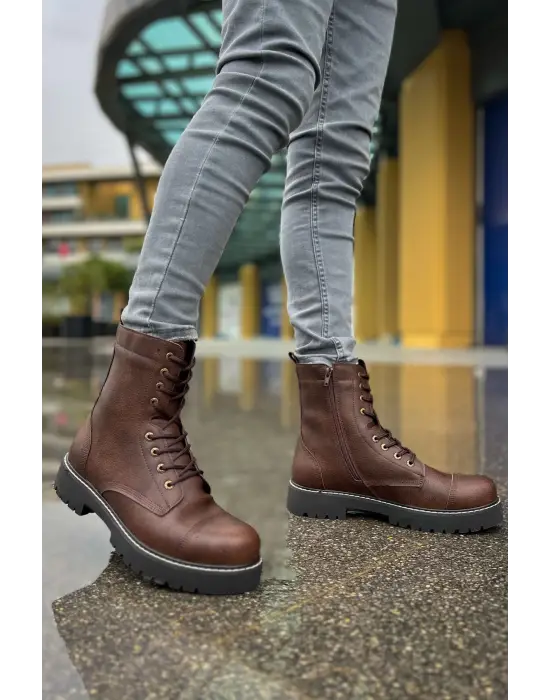 TB009 CST Military Erkek Bot KAHVE